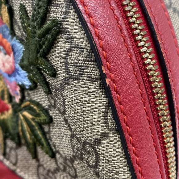Gucci Courrier Backpack 427042 Beige Red Multi PVC Leather main image 15